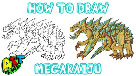 how to draw mega kaiju.